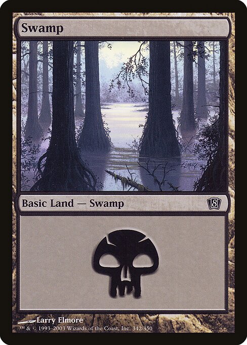Swamp - Eighth Edition Common Card