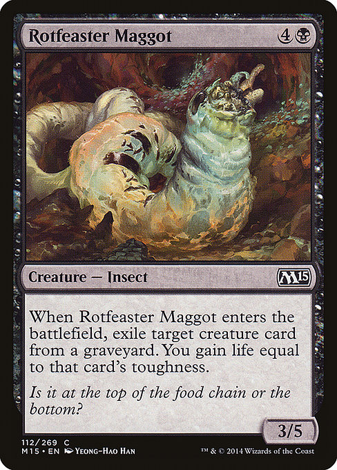 Rotfeaster Maggot - Magic 2015 Common Card