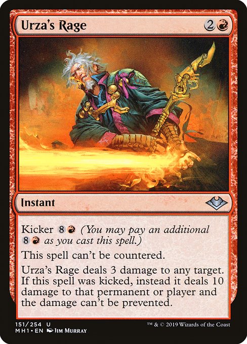 Urza's Rage - Modern Horizons Uncommon Card