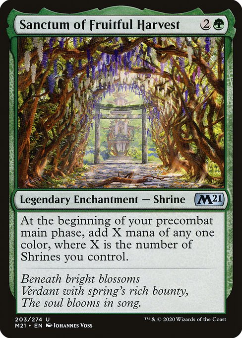 Sanctum of Fruitful Harvest - Core Set 2021 Uncommon Card