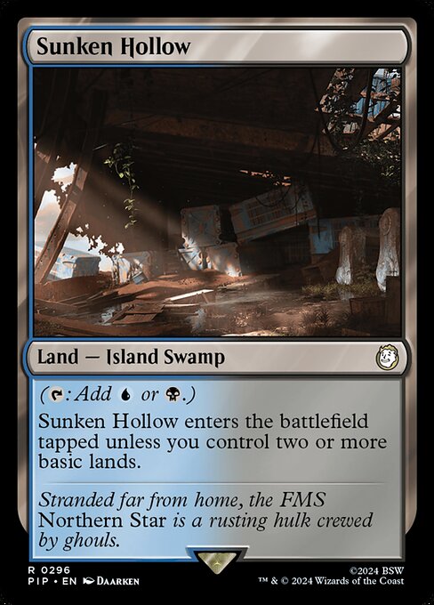 Sunken Hollow - Fallout Rare Card