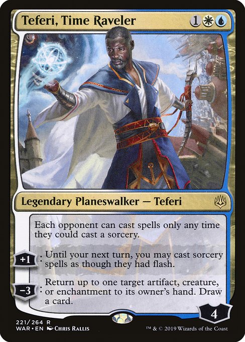 Teferi, Time Raveler - War of the Spark Rare Card