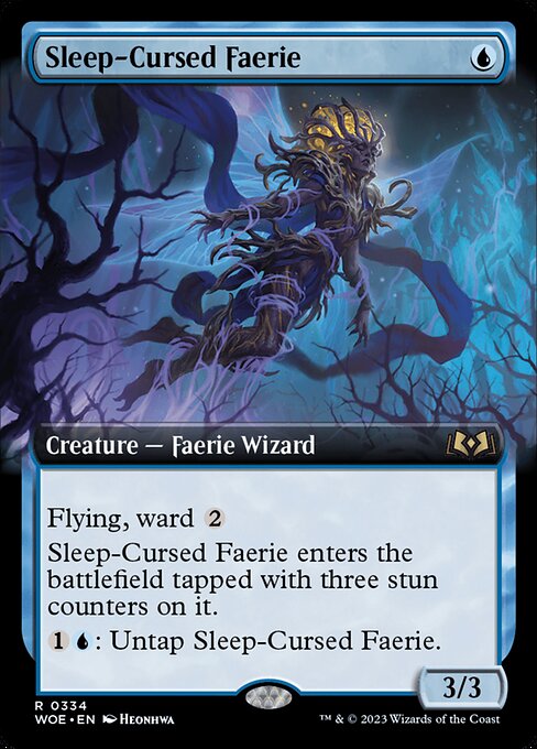 Sleep-Cursed Faerie - Wilds of Eldraine Rare Card