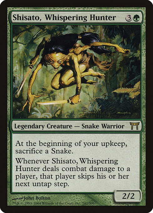 Shisato, Whispering Hunter - Champions of Kamigawa Rare Card