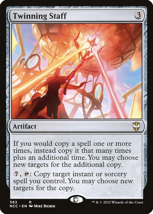 Twinning Staff - New Capenna Commander Rare Card