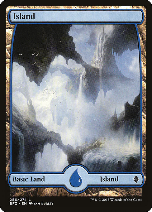 Island - Battle for Zendikar Common Card