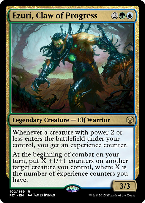 Ezuri, Claw of Progress - Legendary Cube Prize Pack Rare Card