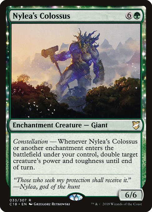 Nylea's Colossus - Commander 2018 Rare Card
