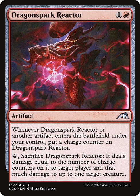 Dragonspark Reactor - Kamigawa: Neon Dynasty Uncommon Card