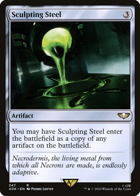 Sculpting Steel - Warhammer 40,000 Commander Rare Card