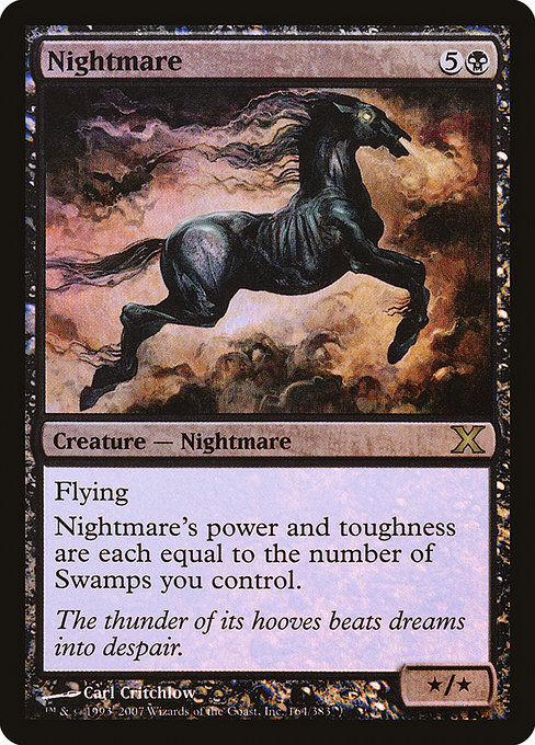 Nightmare - Tenth Edition Rare Card
