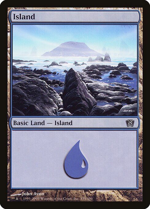 Island - Eighth Edition Common Card