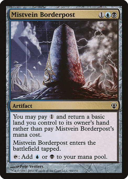 Mistvein Borderpost - Archenemy Common Card
