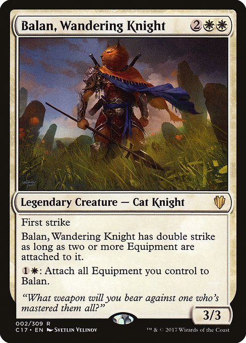 Balan, Wandering Knight - Commander 2017 Rare Card