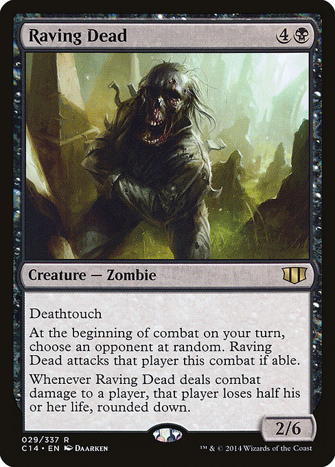 Raving Dead - Commander 2014 Rare Card