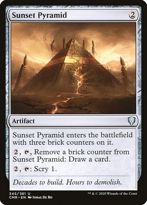Sunset Pyramid - Commander Legends Uncommon Card