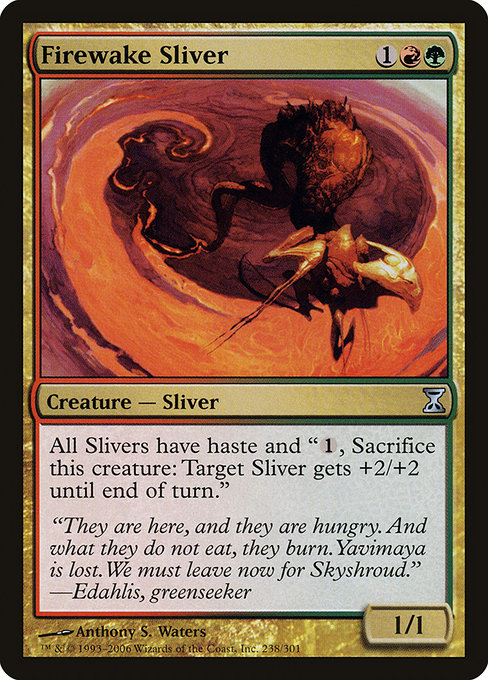 Firewake Sliver - Time Spiral Uncommon Card