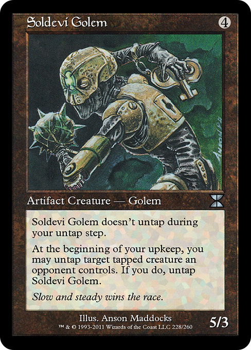 Soldevi Golem - Masters Edition IV Uncommon Card