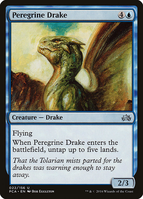 Peregrine Drake - Planechase Anthology Uncommon Card