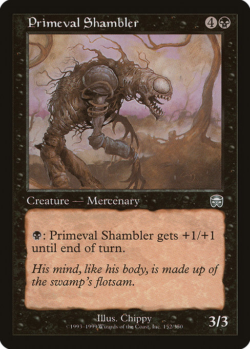 Primeval Shambler - Mercadian Masques Uncommon Card