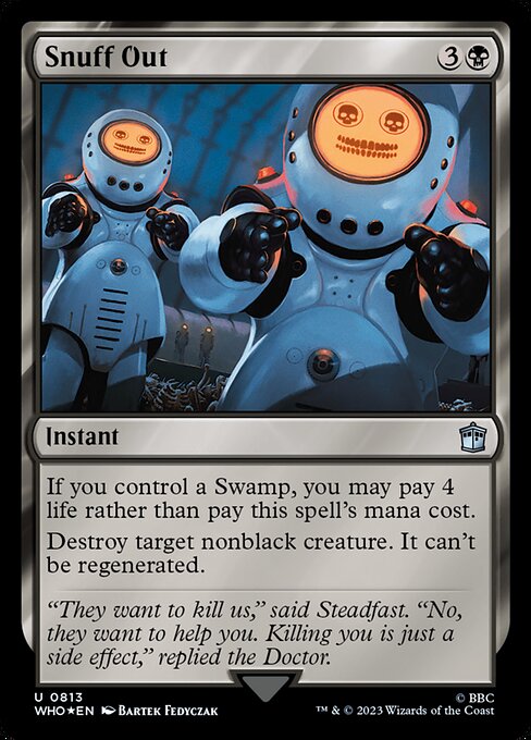 Snuff Out - Doctor Who Uncommon Card