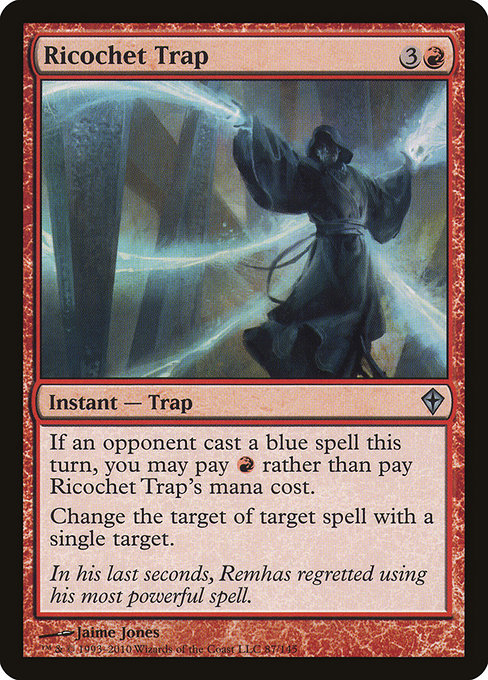 Ricochet Trap - Worldwake Uncommon Card