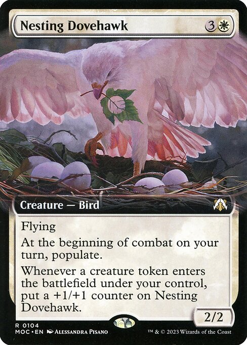 Nesting Dovehawk - March of the Machine Commander Rare Card