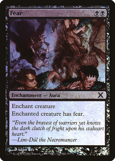 Fear - Tenth Edition Common Card