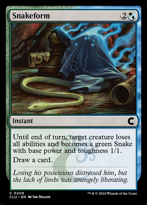 Snakeform - Ravnica: Clue Edition Common Card