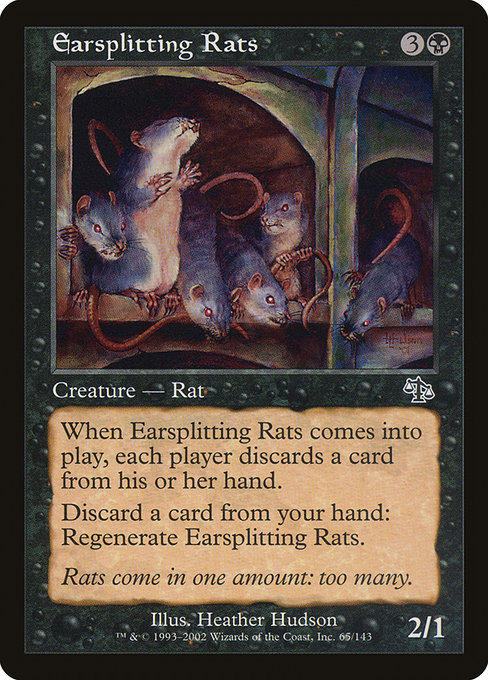 Earsplitting Rats - Judgment Common Card