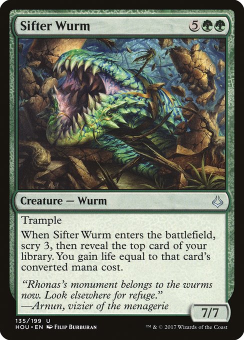 Sifter Wurm - Hour of Devastation Uncommon Card