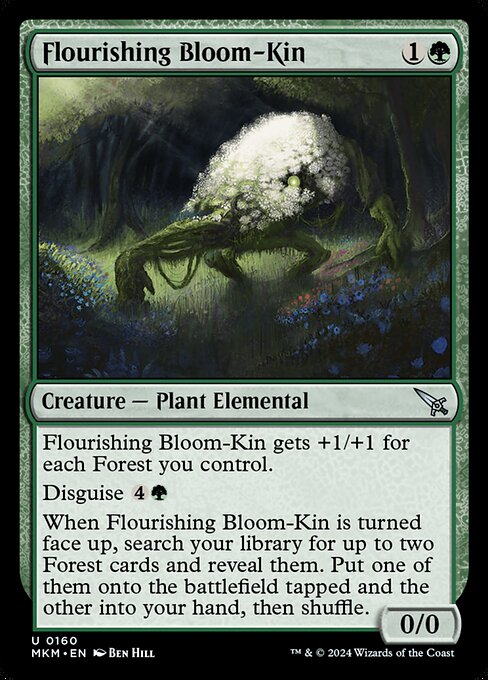 Flourishing Bloom-Kin - Murders at Karlov Manor Uncommon Card