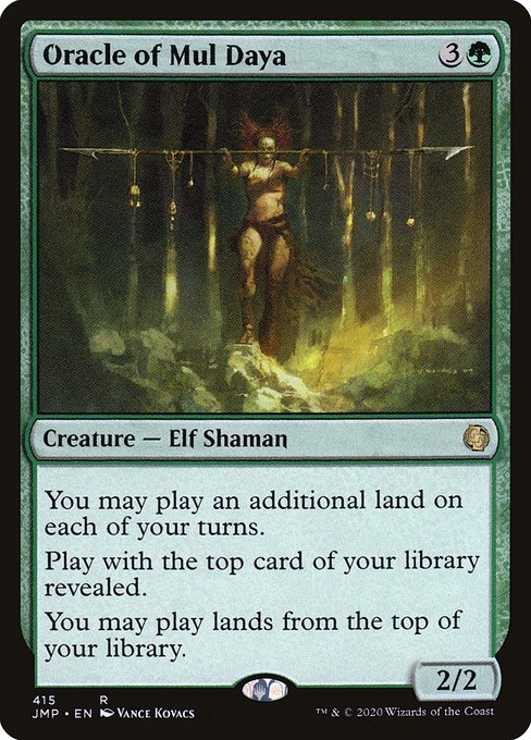Oracle of Mul Daya - Jumpstart Rare Card