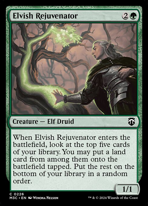 Elvish Rejuvenator - Modern Horizons 3 Commander Common Card