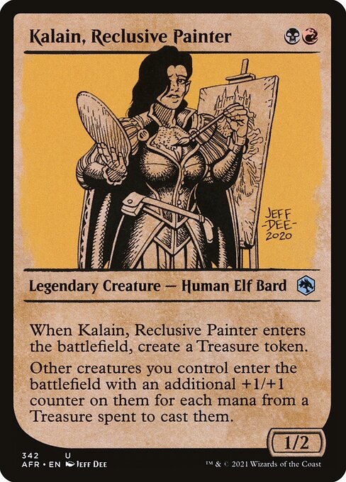 Kalain, Reclusive Painter - Adventures in the Forgotten Realms Uncommon Card
