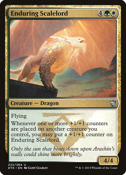 Enduring Scalelord - Dragons of Tarkir Uncommon Card