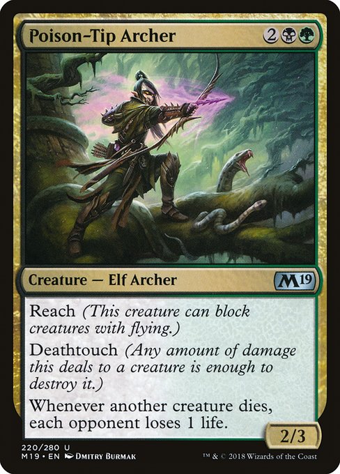 Poison-Tip Archer - Core Set 2019 Uncommon Card