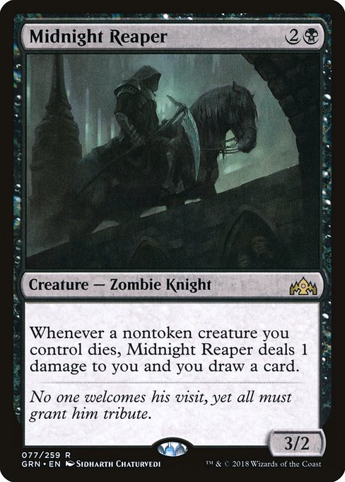 Midnight Reaper - Guilds of Ravnica Rare Card
