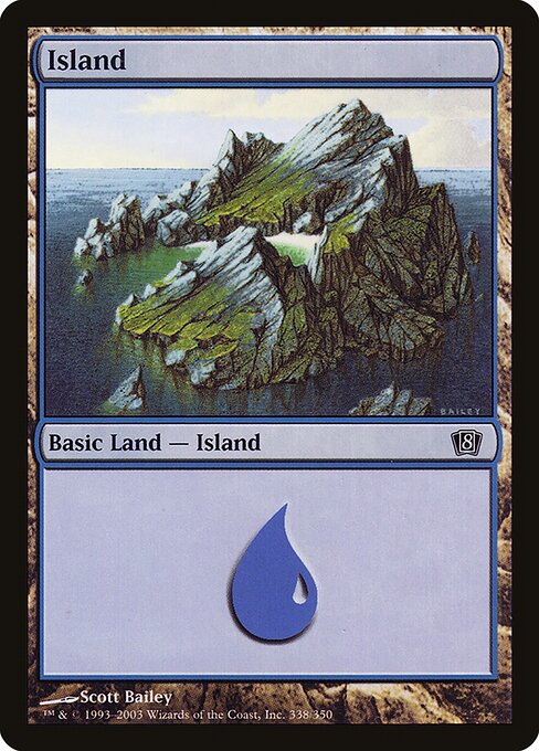 Island - Eighth Edition Common Card