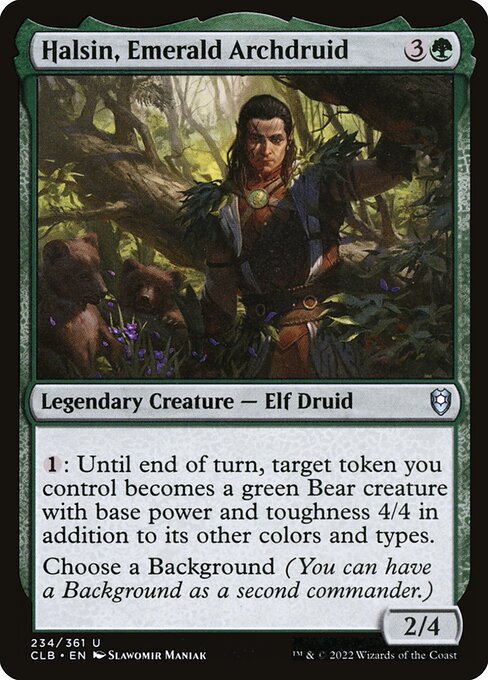 Halsin, Emerald Archdruid - Commander Legends: Battle for Baldur's Gate Uncommon Card