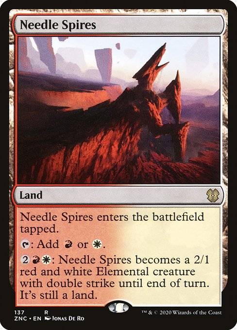 Needle Spires - Zendikar Rising Commander Rare Card
