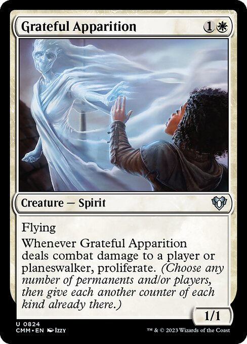 Grateful Apparition - Commander Masters Uncommon Card
