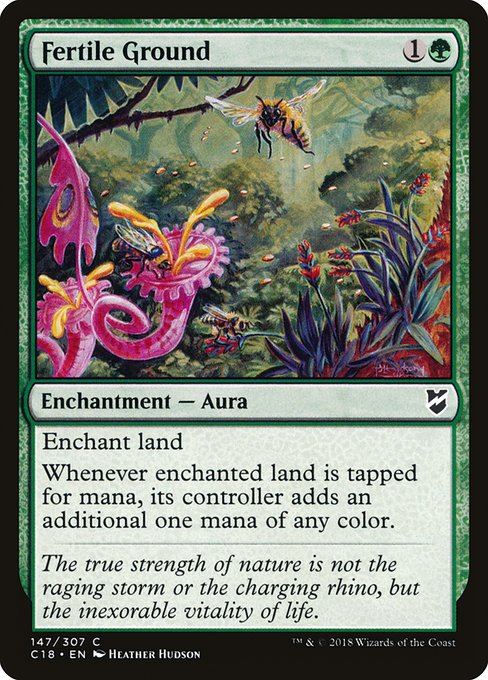 Fertile Ground - Commander 2018 Common Card