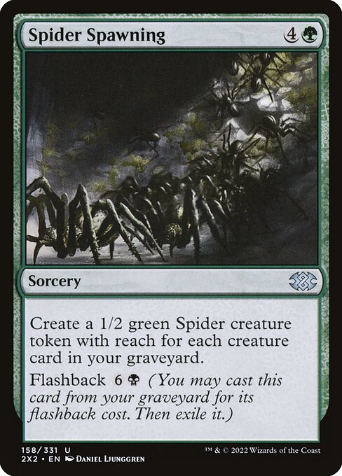 Spider Spawning - Double Masters 2022 Uncommon Card