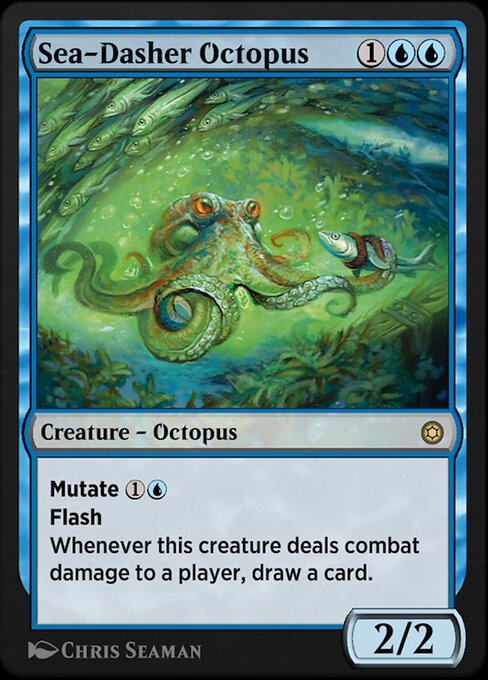Sea-Dasher Octopus - Alchemy Horizons: Baldur's Gate Rare Card