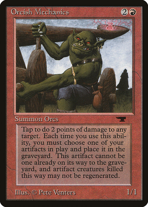 Orcish Mechanics - Antiquities Common Card