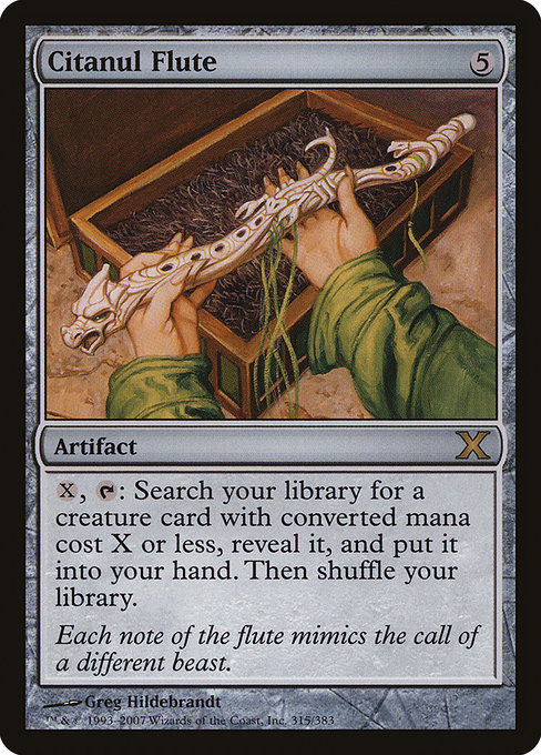 Citanul Flute - Tenth Edition Rare Card