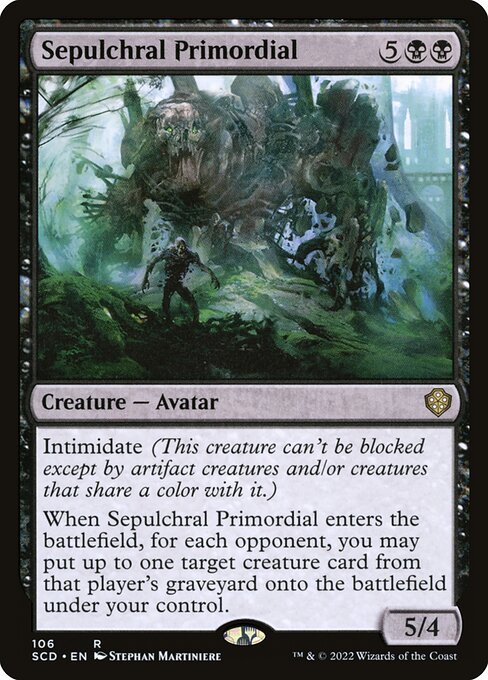 Sepulchral Primordial - Starter Commander Decks Rare Card