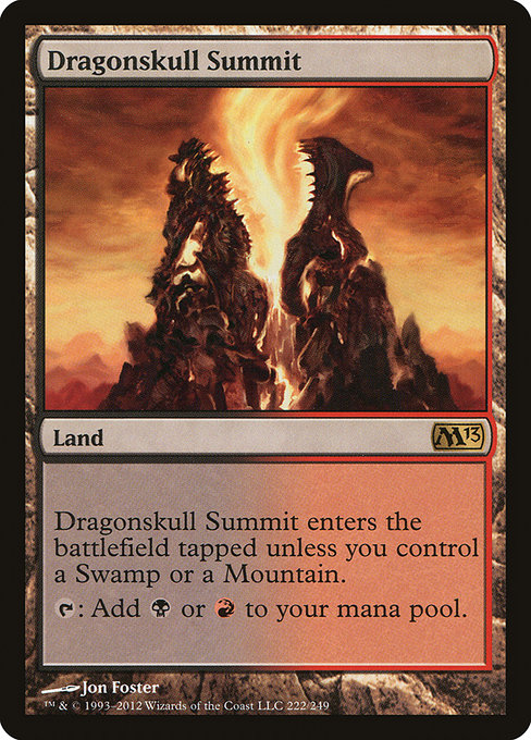 Dragonskull Summit - Magic 2013 Rare Card