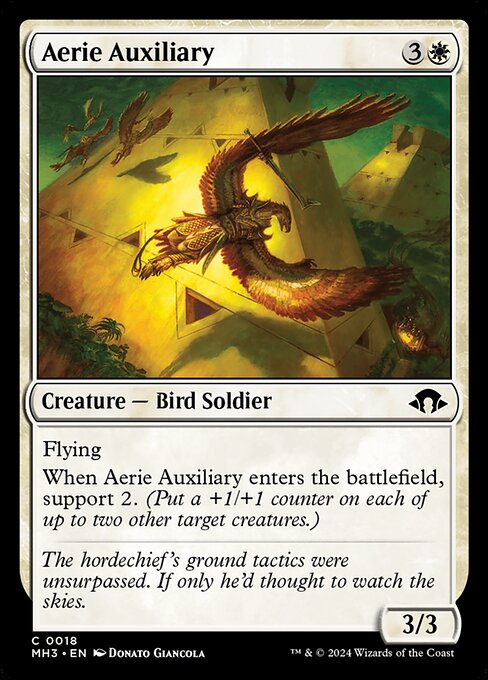 Aerie Auxiliary - Modern Horizons 3 Common Card